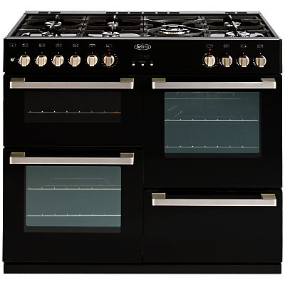 Belling DB4 100DF Dual Fuel Range Cooker Black